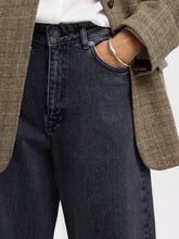 Lade das Bild in den Galerie-Viewer, SLFLOOSE Barrel Ane-Kori MW Jeans, medium grey denim

