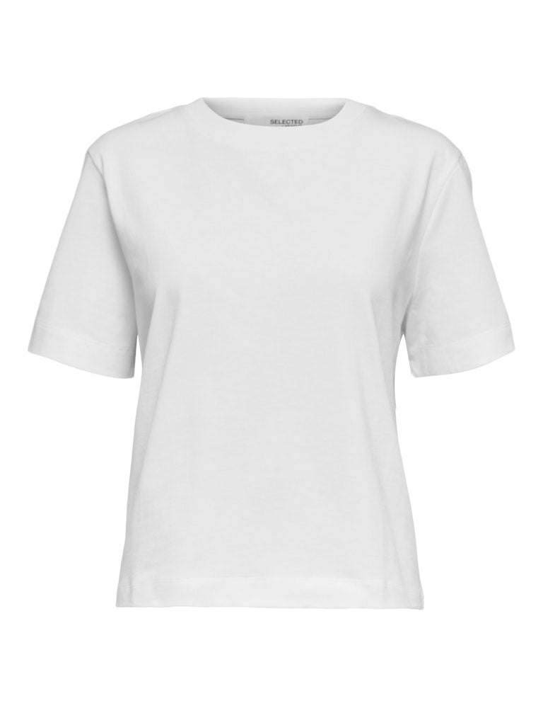SLWESSENTIAL Boxy Tee, Bright White