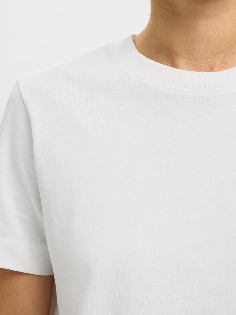 SLWESSENTIAL Boxy Tee, Bright White