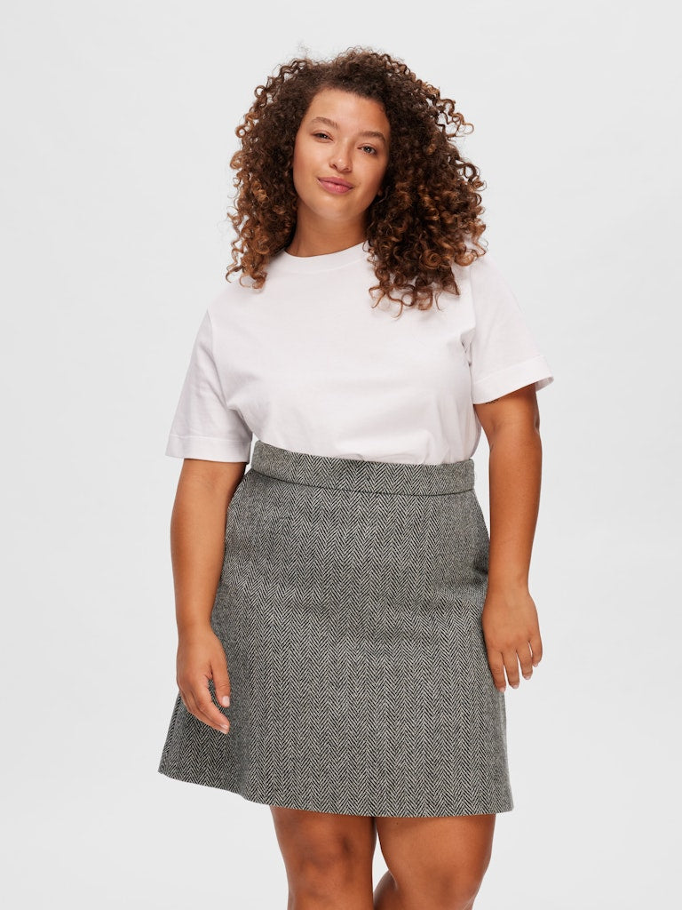 SLWESSENTIAL Boxy Tee, Bright White