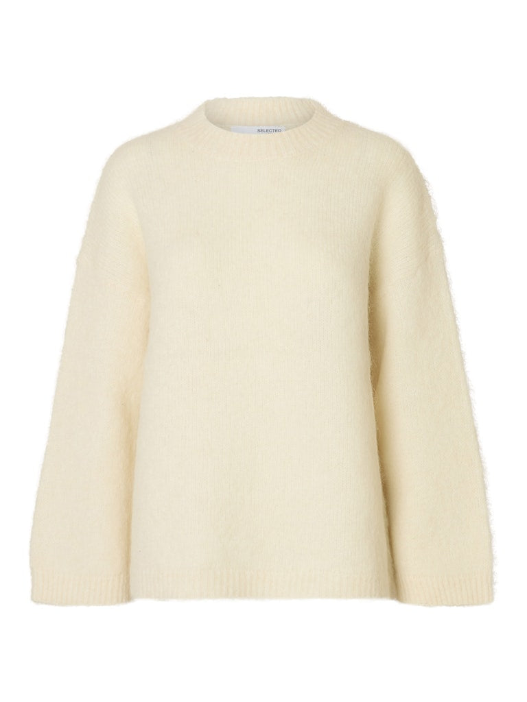 SLFGABRIELLA Knit New O-Neck, birch