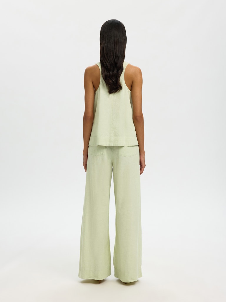 SLFLUISA SL Linen Blend Top, lint