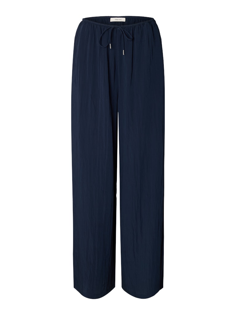 SLFIONA HW WIDE STRING PANT, Dark Sapphire