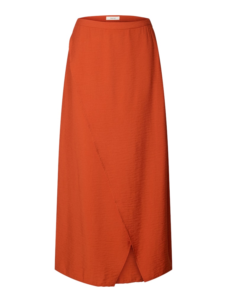 SLFLISA MW Ankle Wrap Skirt, potters clay