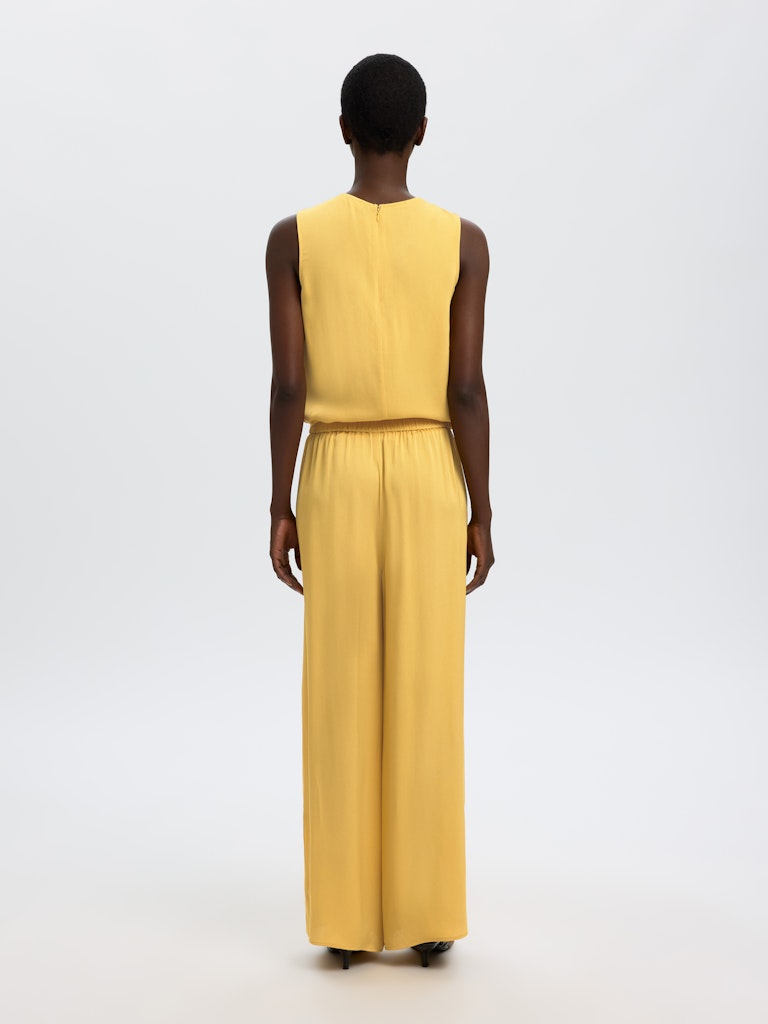 SLFLAURA Slit Pants, ochre