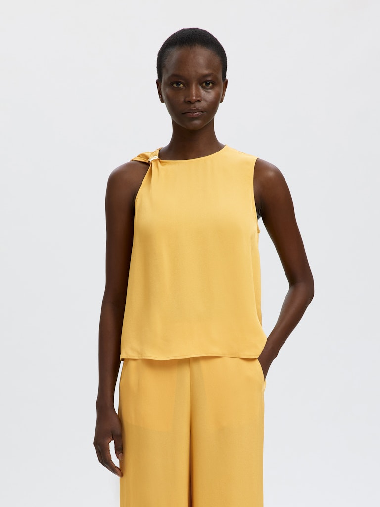 SLFLAURA Trim Top, ochre