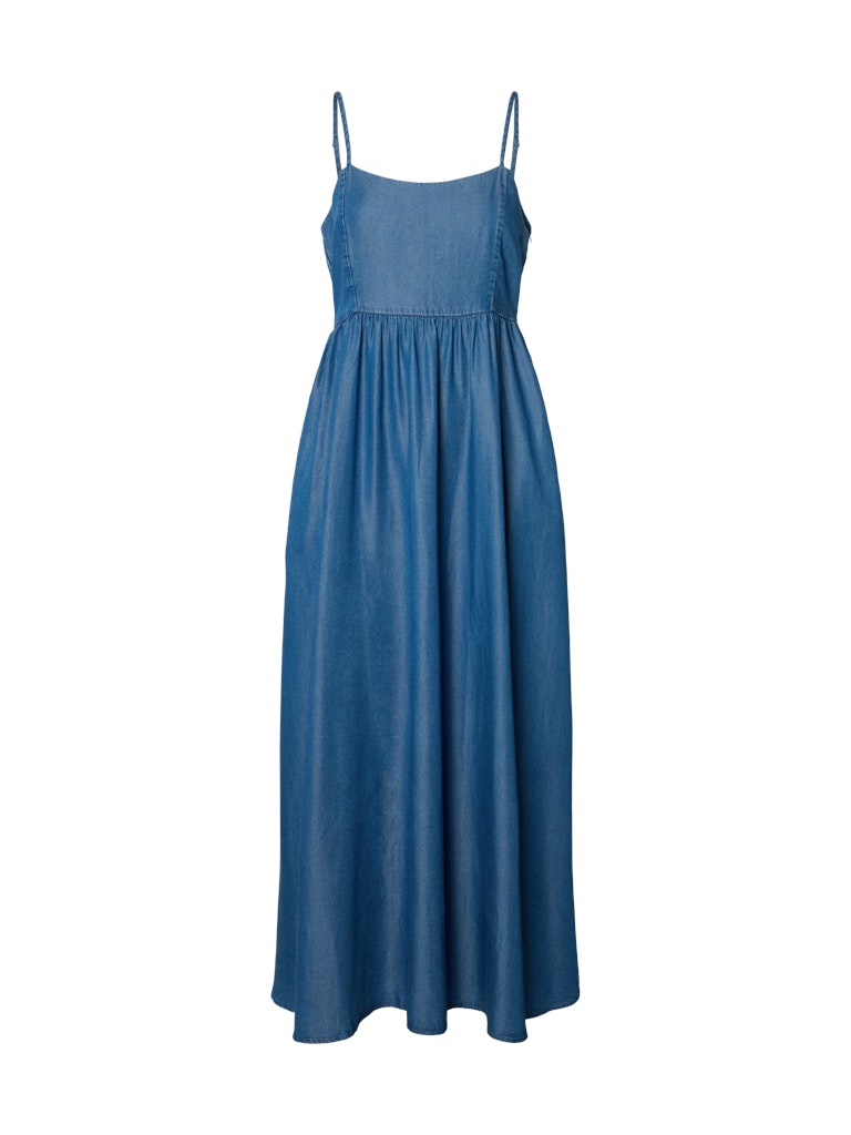 SLFJANNA Regular SL Ankle Dress, Medium Blue Denim