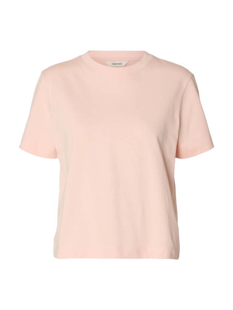SLWESSENTIAL Boxy Tee, Pale Dogwood