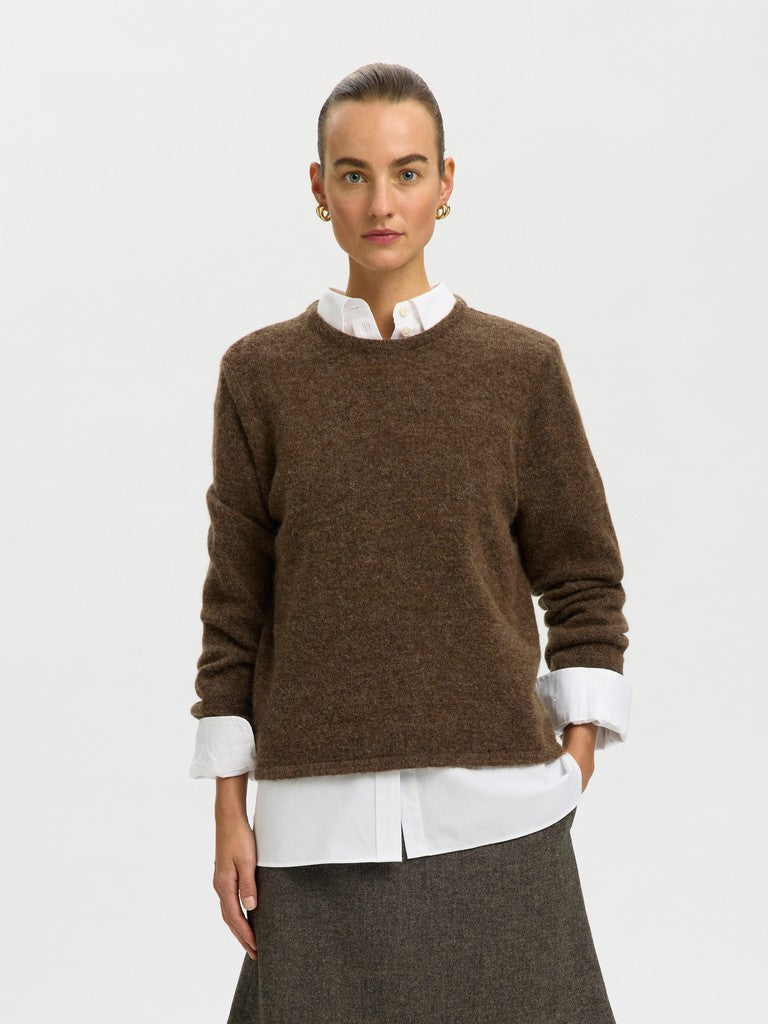 SLWLULU NEW Knit O-Neck Pullover, dachshund melange