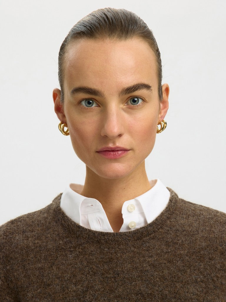 SLWLULU NEW Knit O-Neck Pullover, dachshund melange