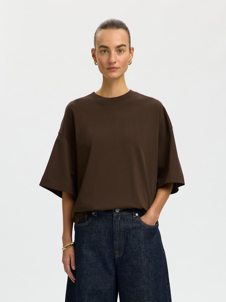 SLFCOLWOMAN 2/4 Oversized Tee, Delicioso