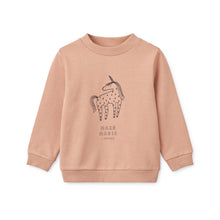 Lade das Bild in den Galerie-Viewer, THORA Printed Sweatshirt, Unicorn / Pale tuscany
