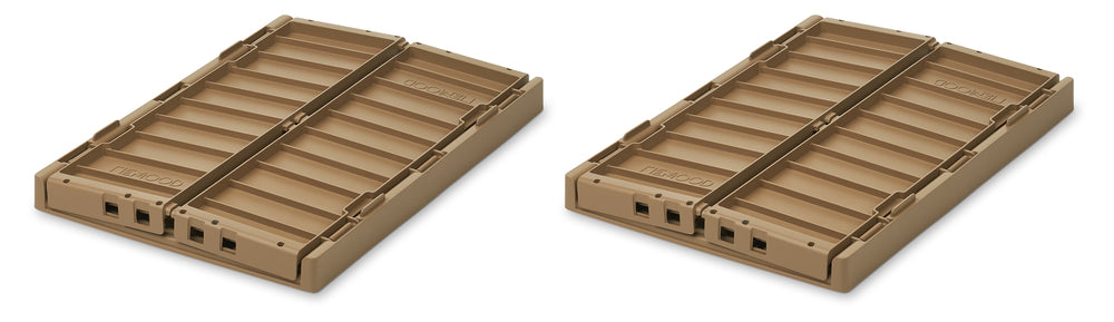 WESTON MEDIUM Aufbewahrungsbox 2er Pack, oat