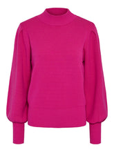 Lade das Bild in den Galerie-Viewer, YASFONNY Knit Pullover, Fuchsia Fedora
