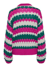 Lade das Bild in den Galerie-Viewer, YASBUBBA Knit Pullover, fuchsia fedora / birch
