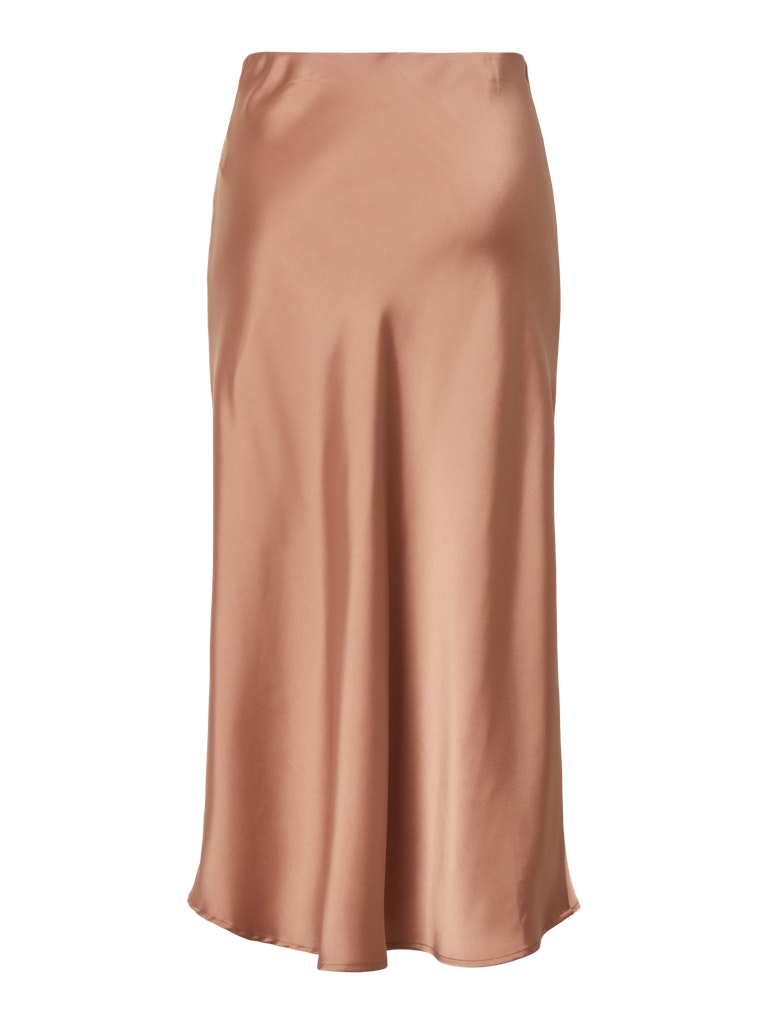 YASPELLA Midi Skirt, mocha mousse