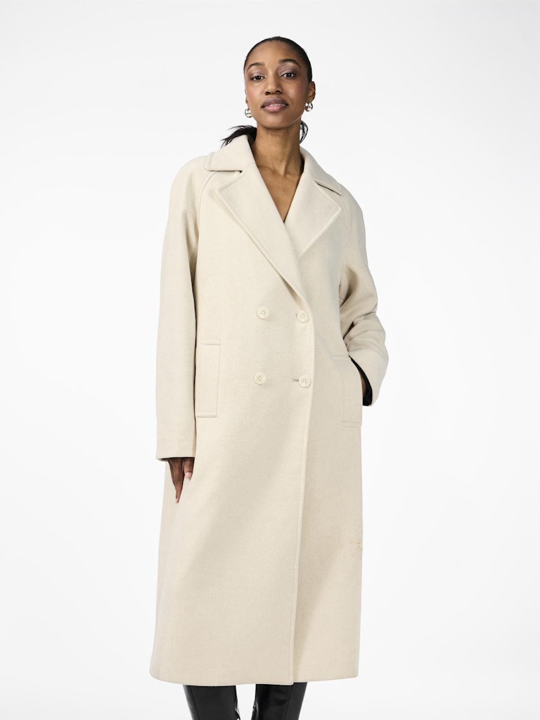 YASMARGOT Long Coat, Birch Melange