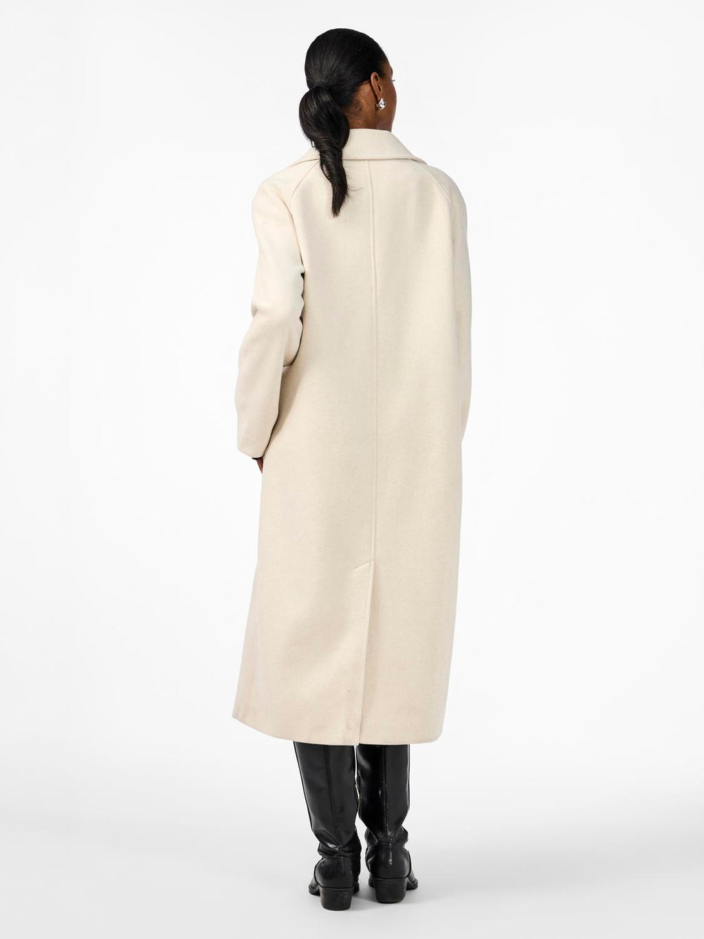 YASMARGOT Long Coat, Birch Melange