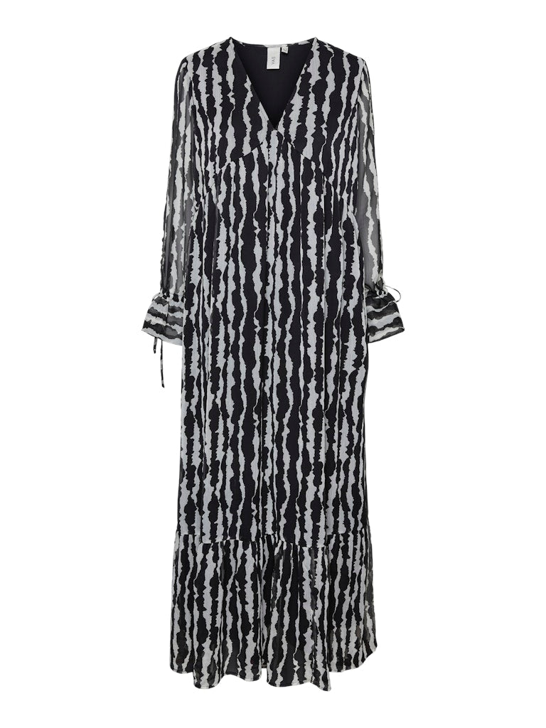 YASZENA Maxi Dress, Black / Zena print