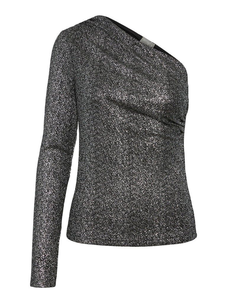 YASSHIMMI Top, Black / Silver