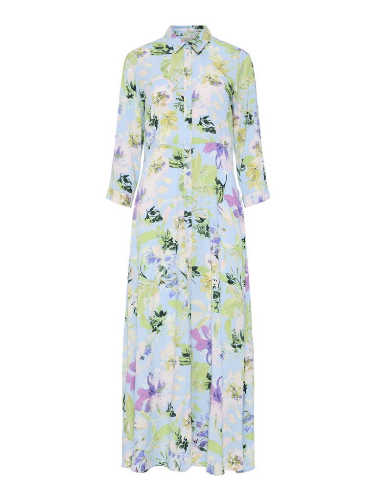 YASSAVANNA Long Shirt Dress, Clear Sky Alicca