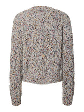 Lade das Bild in den Galerie-Viewer, YASCONFETTI Knit Pullover, light grey melange multi
