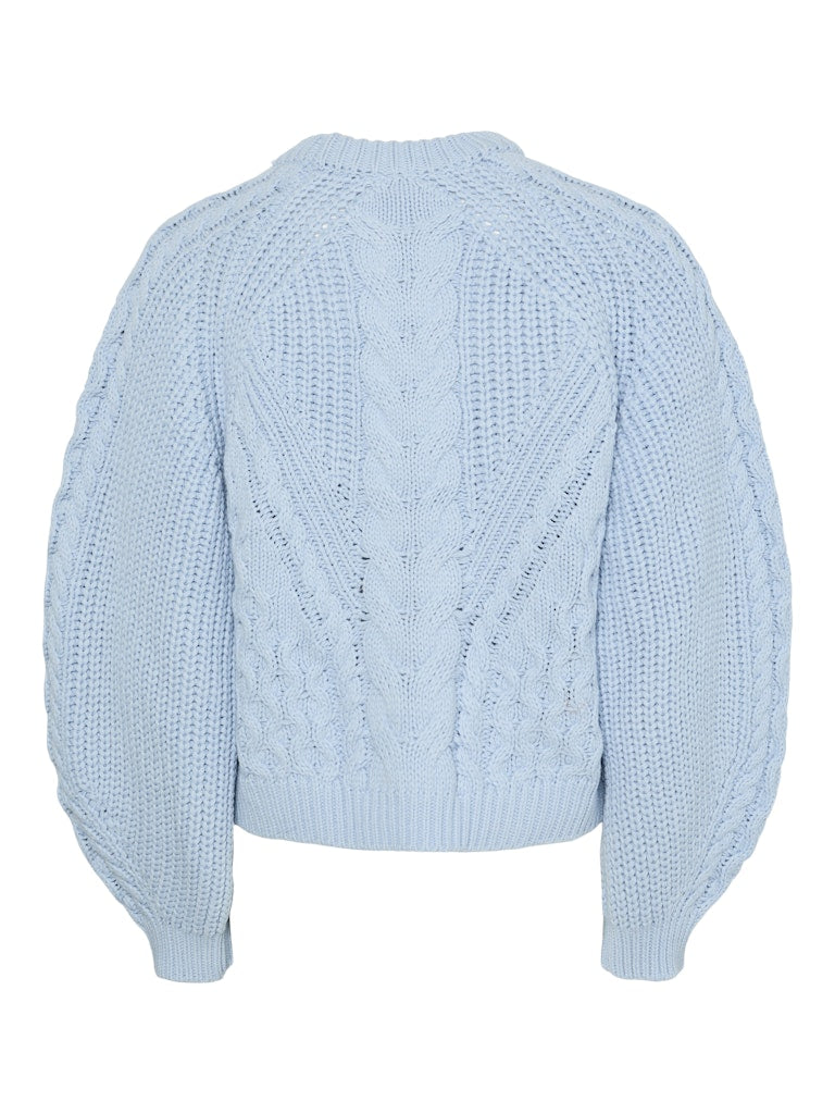 YASNANSA Knit Pullover, skyway