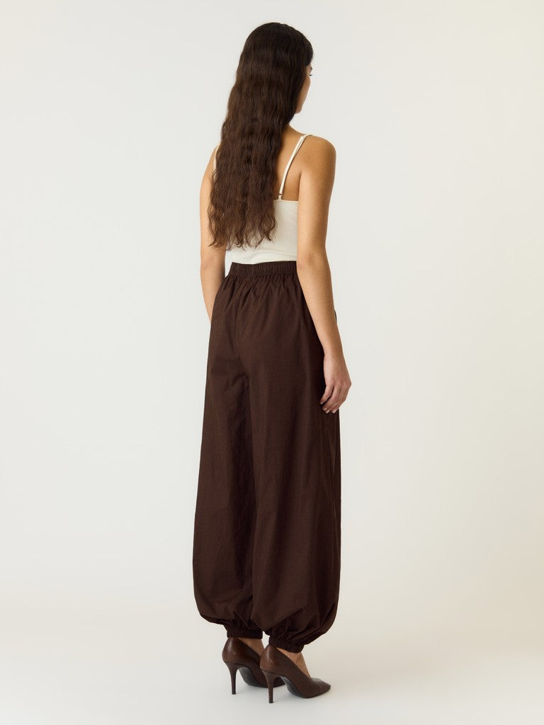 YASMELVO Balloon Pants, Coffee Bean