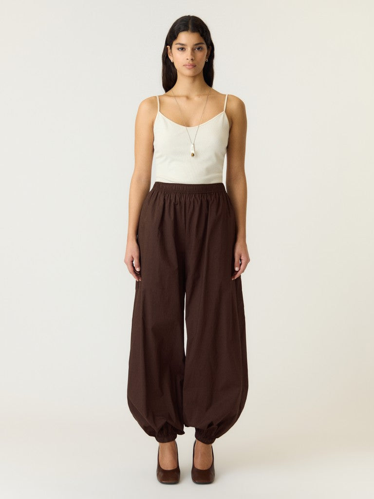 YASMELVO Balloon Pants, Coffee Bean