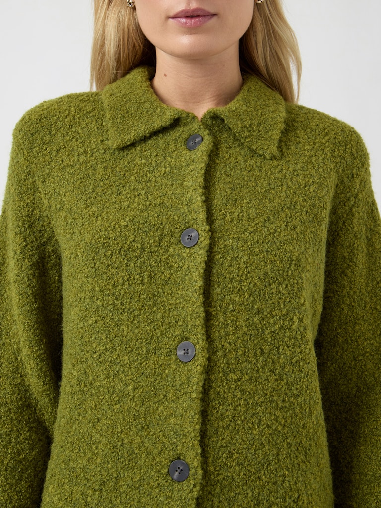 YASMADDIE Knit Cardigan, cardamom seed