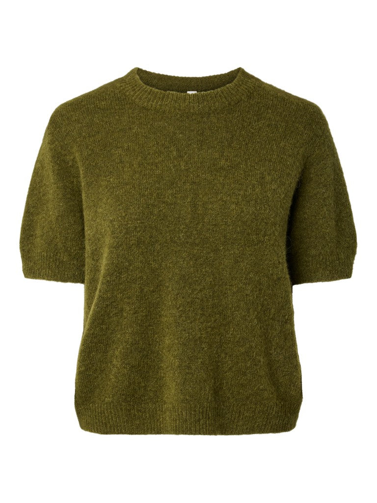 YASJOHI Wool Blend Pullover, Fir Green