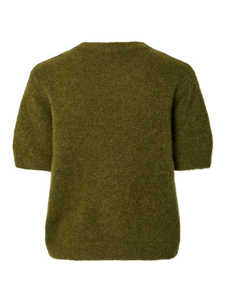 YASJOHI Wool Blend Pullover, Fir Green
