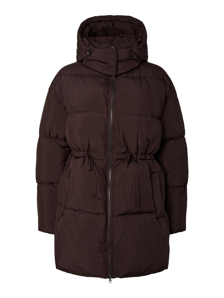 YASSUMARA Padded Coat, Mole Carafe lining