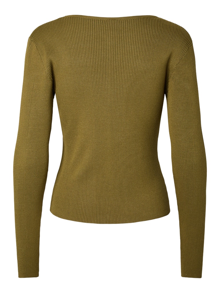 YASSIANA Knit Pullover, Fir Green