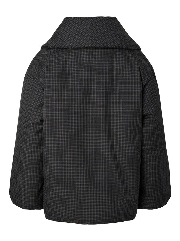 YASKERRY LS Padded Jacket, Black Kerry checks