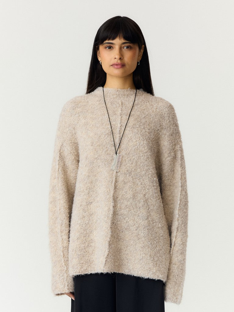 YASPLIRA High Neck Pullover, Pristine
