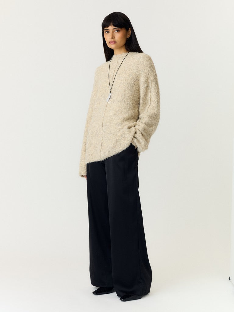YASPLIRA High Neck Pullover, Pristine