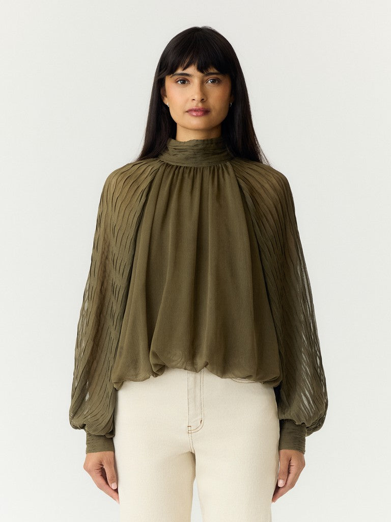 YASOLERA LS Top, Dark Olive