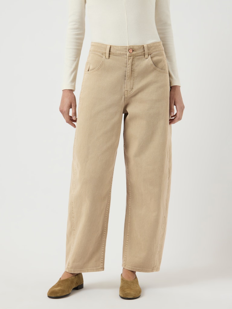 YASLUA HW Barrel Ankel Jeans, incense