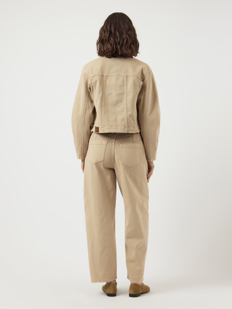 YASLUA HW Barrel Ankel Jeans, incense