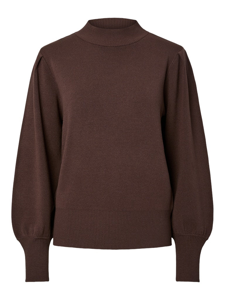 YASFONNY Knit Pullover, chocolate brown