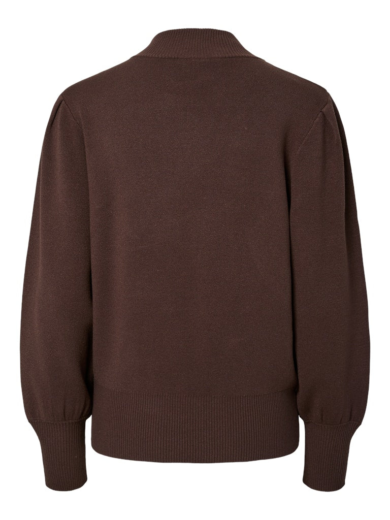 YASFONNY Knit Pullover, chocolate brown