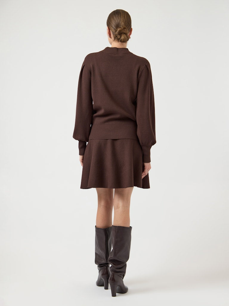 YASFONNY Knit Pullover, chocolate brown