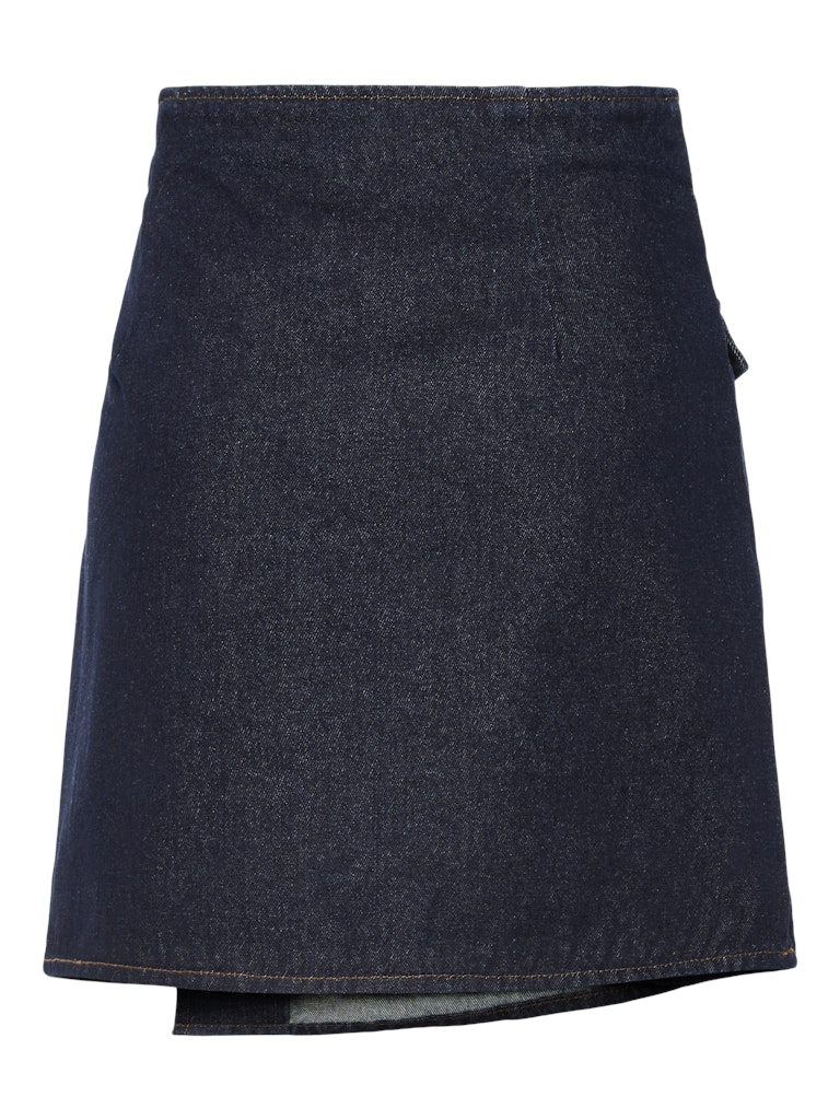 YASLISANA Short Denim Skirt, dark blue denim