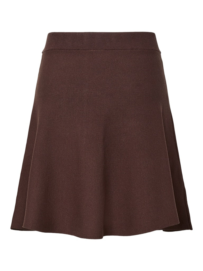 YASFONNY Knit Skirt, chocolate brown