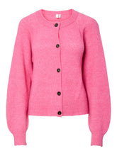 Lade das Bild in den Galerie-Viewer, YASJOHI Wool Knit Cardigan, begonia pink
