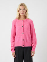 Lade das Bild in den Galerie-Viewer, YASJOHI Wool Knit Cardigan, begonia pink
