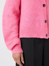 Lade das Bild in den Galerie-Viewer, YASJOHI Wool Knit Cardigan, begonia pink
