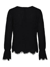 Lade das Bild in den Galerie-Viewer, YASPERLA Lace Top, black
