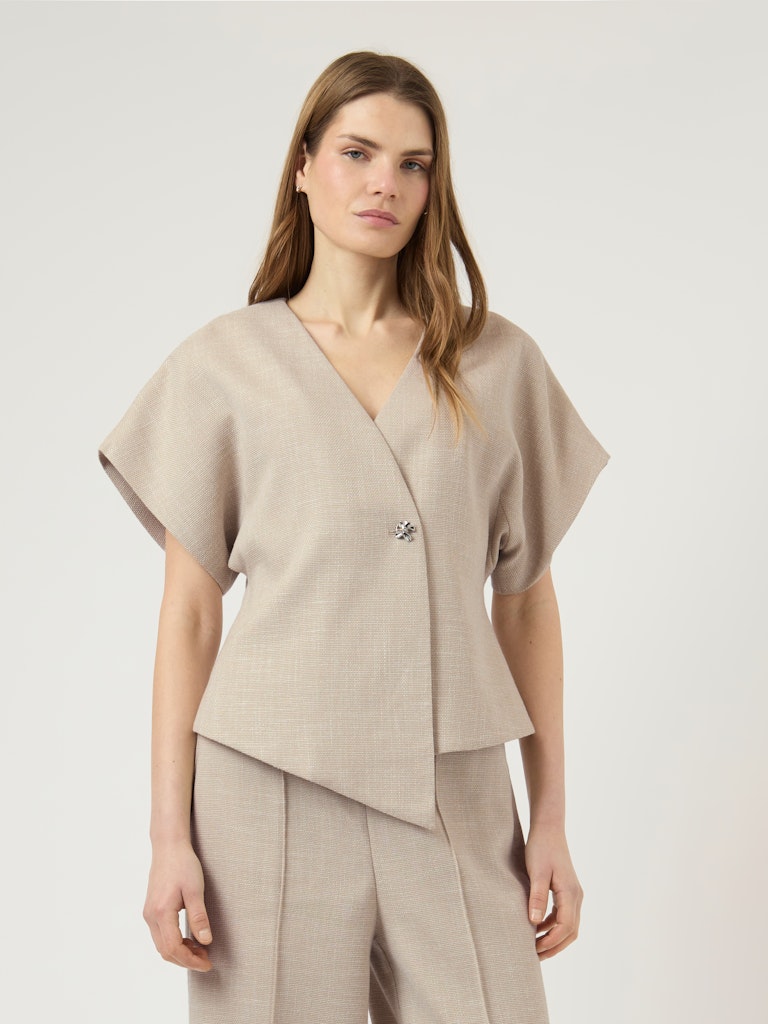 YASCOMIRA Blazer, Oatmeal